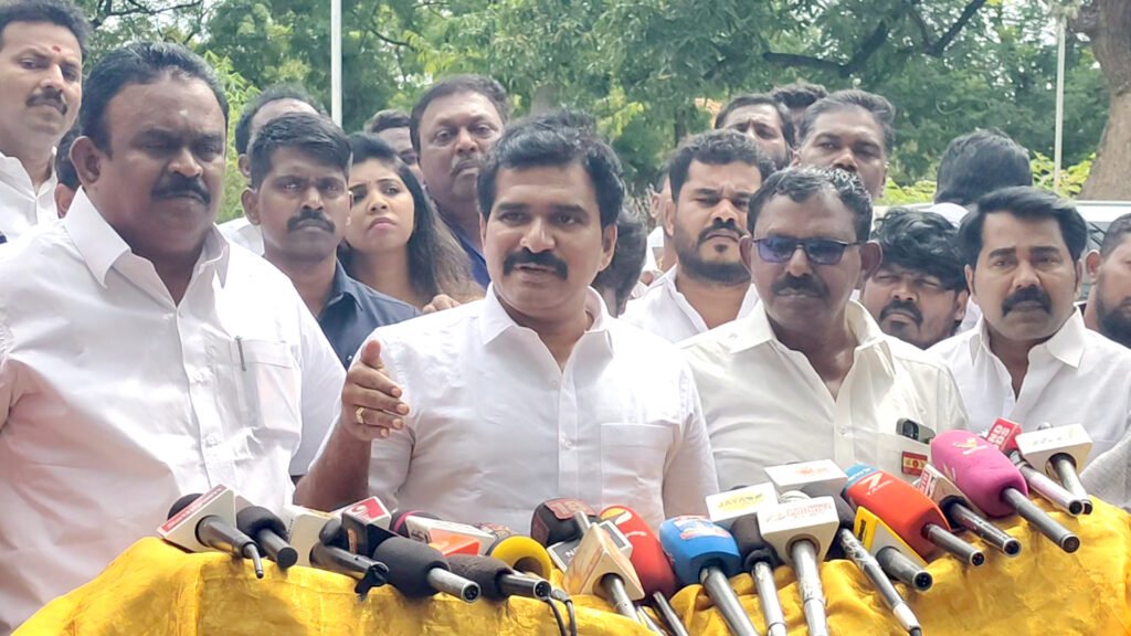 காவிரி பிரச்னைக்கு காரணமே கருணாநிதிதான்… உச்ச நீதிமன்றத்தை அணுகுவதே சட்டரீதியான வழி – அமைச்சர் நிர்மல் குமார் 009 nirmal kumar